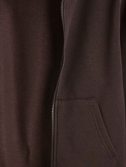 Kap??onlu Erkek ?ocuk Fermuarl? Sweatshirt