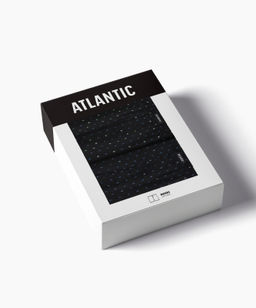 ATLANTIC 2MBX-081 Трусы боксеры Navigation - набор 2 шт. черный  фото 6