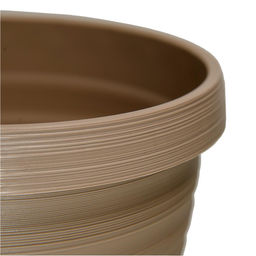 Пластиковый горшок Толедо, D 20, фраппе с поддоном - Вещицы фото 4