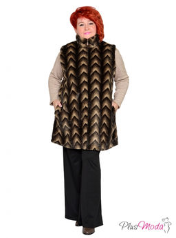 Жилет Модель №1775 размеры 44-84 - Plusmoda фото 58