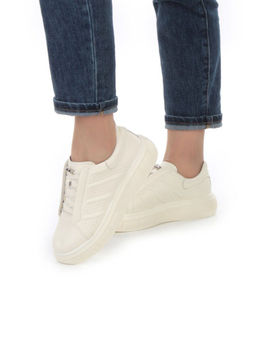 05-PDL256-2 LT. BEIGE Кроссовки женские (натуральная кожа) - Фабричный китай фото 2