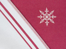 Полотенце 5с22.312ж1 Снеговик и домик1(ДТЭ бордовый) 50х180 см