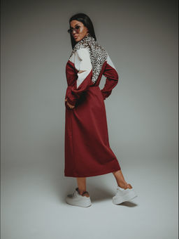 Одри платье женское (марсала)