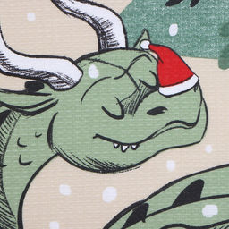 Полотенце Доляна Новогоднее настроение 28х46 см, 100% хл, вафля 160 г/м2  фото 3