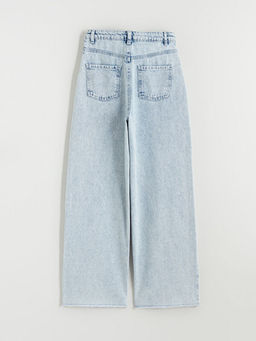 Wideleg K?z ?ocuk Jean Pantolon