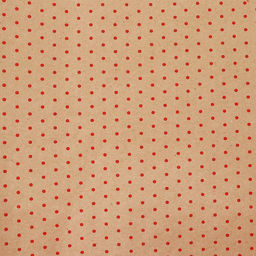 Бумага упаковочная крафт в рулоне «Горох красный», 0.68 х 7 м