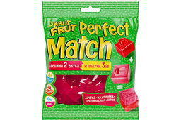 Цена за 5 шт.KrutFrut, мармелад жевательный Perfect Match, в форме кубиков, 70 г