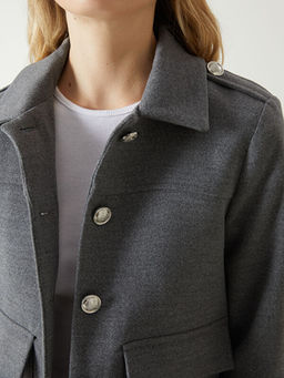 G?mlek Yaka S?et Kad?n Ceket