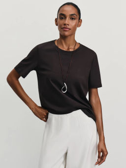 Базовая футболка из хлопка / Zarina