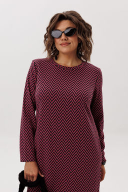 Платье ANELLI 1755 рябиновая волна  фото 8