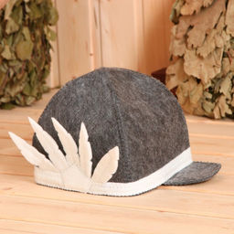 Шапка серая Индеец - Simaland фото 3