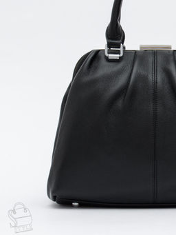 Сумка женская кожаная 9687Y black Polina&Eiterou