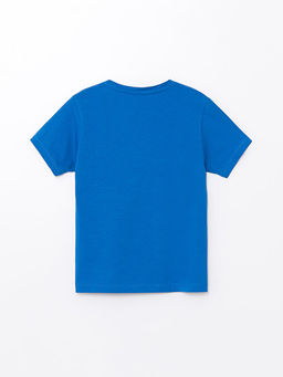 Bisiklet Yaka Bask?l? K?sa Kollu Erkek ?ocuk Pijama ?st - Waikiki фото 2