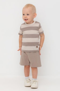 КР 400658/коричневый к552 шорты д/мал яс