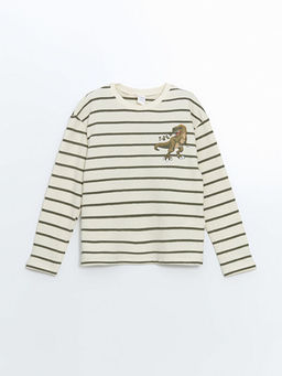 Dinozor Bask?l? Erkek ?ocuk Ti??rt ve Pantolon 2li