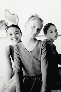 CAMISETA CRUZADA CANAL? BALLET / P?rpura - Zara фото 3