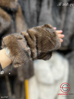 Митенки женские с мехом - Bruno фото 5