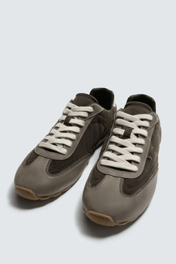 ZAPATILLA ESTILO RETRO / Verde Caqui - Zara фото 2