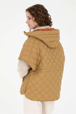 Женское светлое пальто цвета хаки - U.s. polo assn фото 5