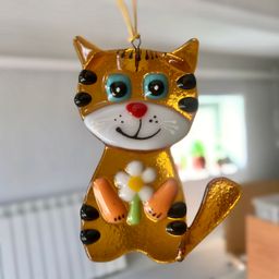 Сувенир Тигренок с ромашкой