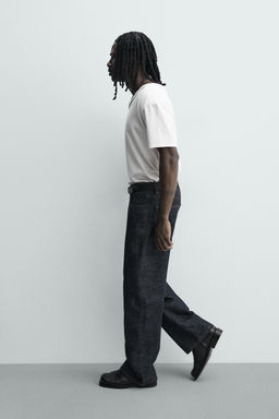JEANS LOOSE FIT BOTONADURA / ?ndigo - Zara фото 6