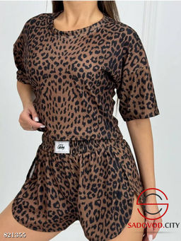 Пижама с шортами женская