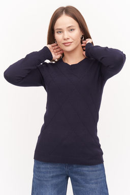 Джемпер М 16-022/темно-синий - Lady style фото 3