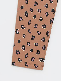 Beli Lastikli Desenli K?z ?ocuk Tayt - Waikiki фото 2