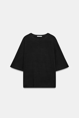 OVERSIZE FLOWING T-SHIRT - Zara фото 5