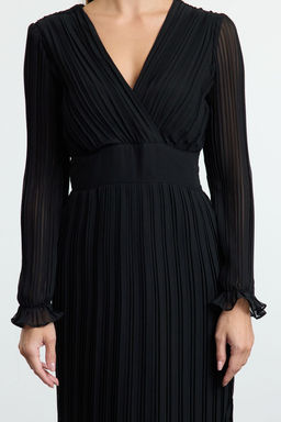 TRENDYOLMILLA K?rm?z? Piliseli Astarl? Sifon Dokuma Elbise TWOAW24EL00478  фото 19