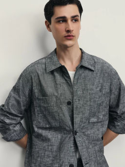 Рубашка овершот со льном / Zarina