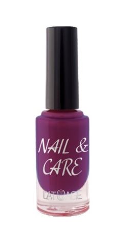Latuage Лак для ногтей NAIL & CARE тон 612 красный баклажан 9мл