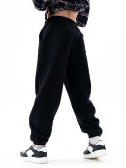 с начесом  Брюки джоггеры ,черные - Binita фото 8