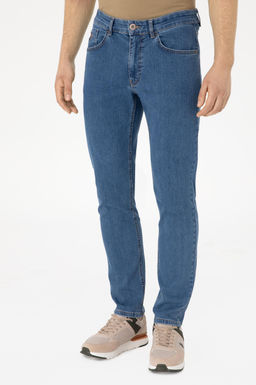 Erkek Mavi Straight Fit Jean Pantolon Sepette S_rpriz _ndirim - U.s. polo assn фото 8
