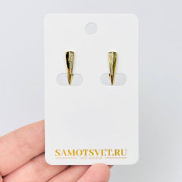 Швензы для сережек с Фианитами - Радуга самоцветов фото 2