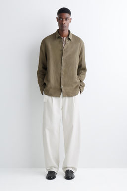 CAMISA DE LINO RELAXED FIT - H&m фото 3