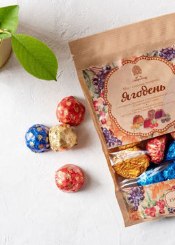 Мармеладные конфеты Ягодень ассорти, 150 г | крафт-пакет - Сибирский кедр фото 5