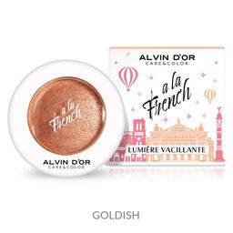 Alvin Dor A LA FRENCH ALF-08 Запечённый хайлайтер для лица Vacillante тон 02 goldish