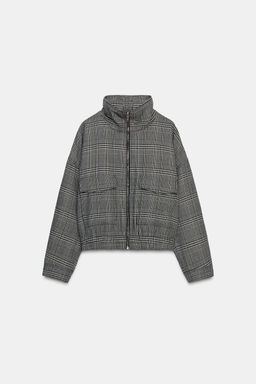 HOUNDSTOOTH BOMBER JACKET - Zara фото 6