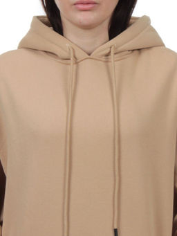 2610 BEIGE Толстовка женская (85% хлопок, 10% полиэстер, 5% спандекс) - Fashion фото 4