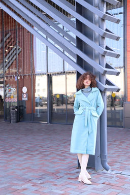 Martichelli Куртка удлинённая в цвете Tiffany  фото 7