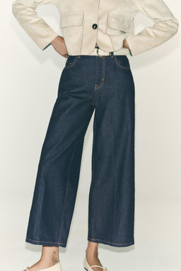Z1975 DENIM WAISTCOAT WITH COVERED BUTTONS - Zara фото 7