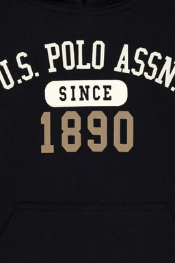 Erkek _ocuk Siyah Kap__onlu _nce Sweatshirt - U.s. polo assn фото 3