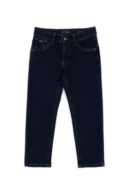 Erkek _ocuk Slim Fit Koyu Mavi Jean Pantolon - U.s. polo assn фото 2
