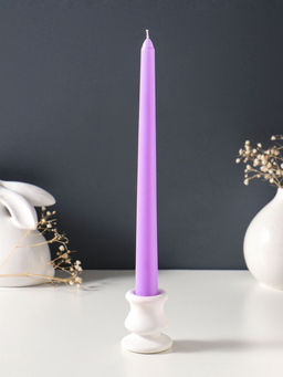 Свеча античная 25 см (набор 3 шт) 58 гр, 7 ч, цв. лаванда