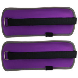 Утяжелители неопреновые ONLYTOP, 2 шт.×1 кг, фиолетовые