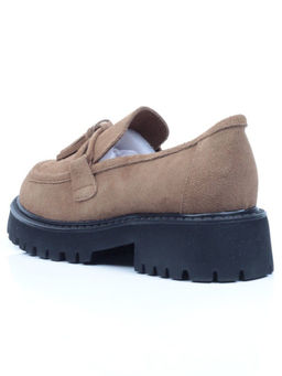 5929-5 BROWN Лоферы женские - No name фото 7