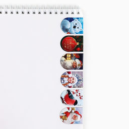 Цена за 2 шт. Магнитные закладки для книг, 6 шт. на подложке Новогодние - Artfox фото 2