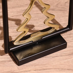 Подсвечник новогодний Ёлочка, 18.5 см, металл