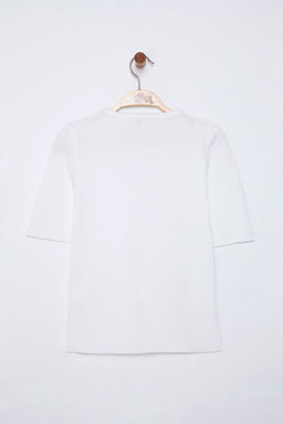 Trendyolmilla Siyah Cizgili Triko Bluz TWOAW23BZ00015 фото 11